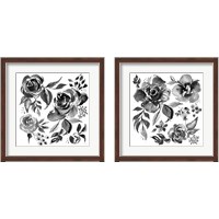 Framed 'Delft Delight Black 2 Piece Framed Art Print Set' border=