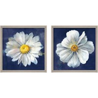Framed Boldest Bloom Dark Blue 2 Piece Framed Art Print Set