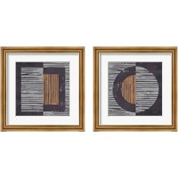 Framed Primitive Gray 2 Piece Framed Art Print Set