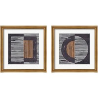 Framed 'Primitive Gray 2 Piece Framed Art Print Set' border=