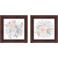 Framed Farmhouse Floral 2 Piece Framed Art Print Set