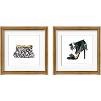 Framed Glitz and Glam 2 Piece Framed Art Print Set