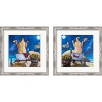 Framed 'Bath 2 Piece Framed Art Print Set' border=