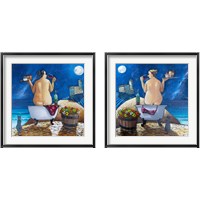 Framed Bath 2 Piece Framed Art Print Set