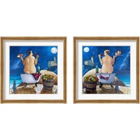 Framed 'Bath 2 Piece Framed Art Print Set' border=