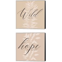 Framed 'Hope & Wild 2 Piece Canvas Print Set' border=