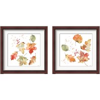 Framed Falling Leaves 2 Piece Framed Art Print Set