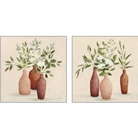 Framed Natural Bouquet 2 Piece Art Print Set