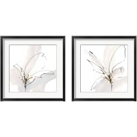 Framed 'Cool Gray 2 Piece Framed Art Print Set' border=