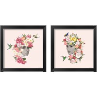 Framed Flower Girl 2 Piece Framed Art Print Set
