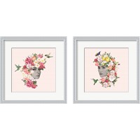 Framed 'Flower Girl 2 Piece Framed Art Print Set' border=