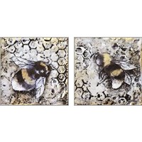 Framed Worker Bees 2 Piece Art Print Set