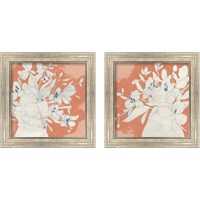Framed Terracotta Flowers 2 Piece Framed Art Print Set