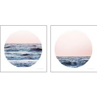 Framed Coastal Colors 2 Piece Art Print Set