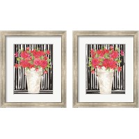 Framed 'Fuchsias  2 Piece Framed Art Print Set' border=