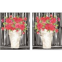 Framed 'Fuchsias  2 Piece Art Print Set' border=