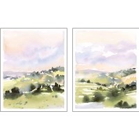Framed 'Spring Hills 2 Piece Art Print Set' border=