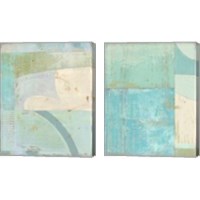 Framed Coastal Blues 2 Piece Canvas Print Set