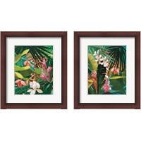 Framed 'Hidden Jungle 2 Piece Framed Art Print Set' border=