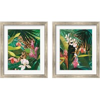 Framed 'Hidden Jungle 2 Piece Framed Art Print Set' border=