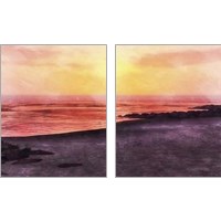 Framed 'Beachland  2 Piece Art Print Set' border=