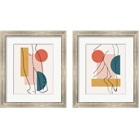 Framed 'Legs  2 Piece Framed Art Print Set' border=