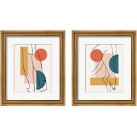 Framed 'Legs  2 Piece Framed Art Print Set' border=