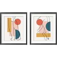 Framed 'Legs  2 Piece Framed Art Print Set' border=