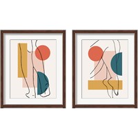 Framed 'Legs  2 Piece Framed Art Print Set' border=