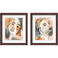 Framed 'Earthly Angels 2 Piece Framed Art Print Set' border=