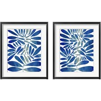 Framed 'Summer Sprig 2 Piece Framed Art Print Set' border=