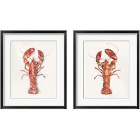 Framed Salty Lobster 2 Piece Framed Art Print Set