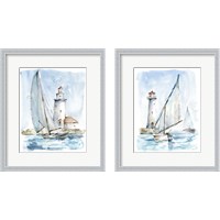 Framed Sailing into the Harbor 2 Piece Framed Art Print Set