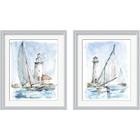 Framed Sailing into the Harbor 2 Piece Framed Art Print Set