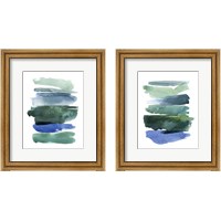 Framed Swatches of Sea 2 Piece Framed Art Print Set