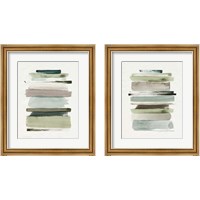 Framed 'Grass Stains 2 Piece Framed Art Print Set' border=
