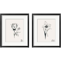 Framed Annual Flowers 2 Piece Framed Art Print Set