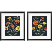 Framed 'Bright Vines 2 Piece Framed Art Print Set' border=