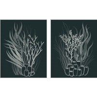 Framed 'Underwater Bouquet 2 Piece Art Print Set' border=