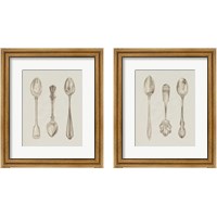 Framed 'Silver Spoon 2 Piece Framed Art Print Set' border=