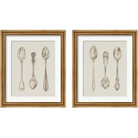 Framed 'Silver Spoon 2 Piece Framed Art Print Set' border=