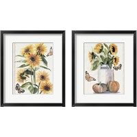 Framed Autumn Sunflowers 2 Piece Framed Art Print Set