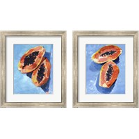 Framed Bold Papaya 2 Piece Framed Art Print Set