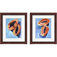 Framed Bold Papaya 2 Piece Framed Art Print Set