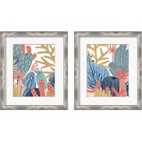 Framed 'Paper Reef 2 Piece Framed Art Print Set' border=