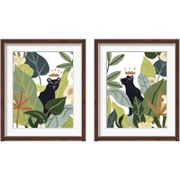 Framed 'Panther Magic 2 Piece Framed Art Print Set' border=