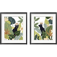 Framed 'Panther Magic 2 Piece Framed Art Print Set' border=