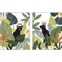 Framed Panther Magic 2 Piece Art Print Set