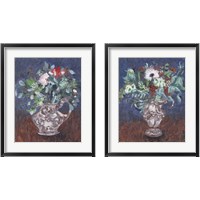Framed 'Night Bouquet 2 Piece Framed Art Print Set' border=