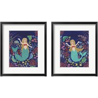 Framed 'Water Queen 2 Piece Framed Art Print Set' border=